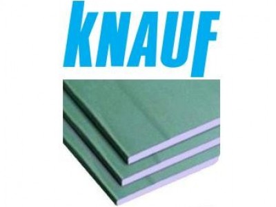 Гипсокартон Knauf Влагостойкий 12,5х1200х2500