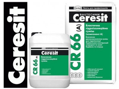 Ceresit CR 66 Эластичная гидроизоляционная двухкомпонентная смесь 22,5 кг