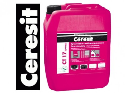 Ceresit СТ 17 Super Грунтoвка глубокопроникающая, 5 л