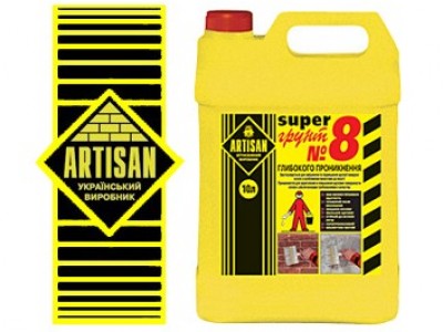Artisan С-8 Глубокопроникающая грунтовка "Супер", 5 л