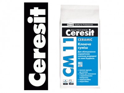 Ceresit CМ 11 Клеющая смесь для плитки Ceramic, 5 кг