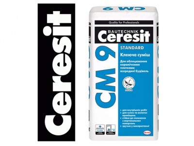 Ceresit CM 9 Клеющая смесь для керамической плитки 25 кг