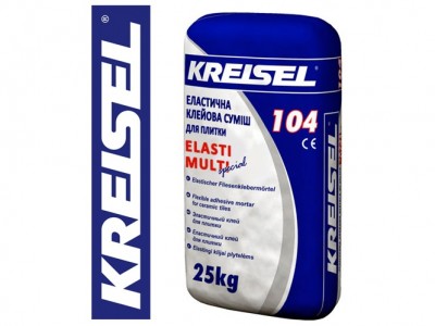 Kreisel 104 Клеющая смесь для плитки эластичная, 25 кг