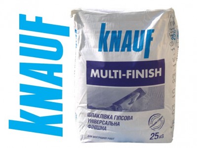 Knauf Мульти-Финиш, шпаклевка гипсовая, 25 кг