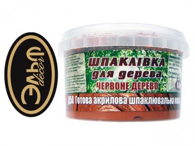 Эльф Шпаклевка Д50 красное дерево 0,4кг