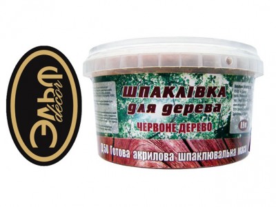 Эльф Шпаклевка Д50 красное дерево 0,9кг